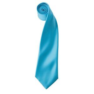 Premier Unisex Adult Colours Satin Tie / Turquoise